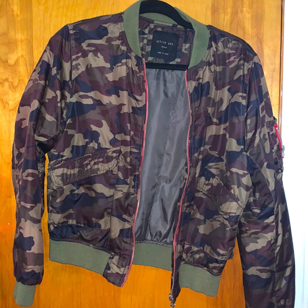 Camo Flight jacket
